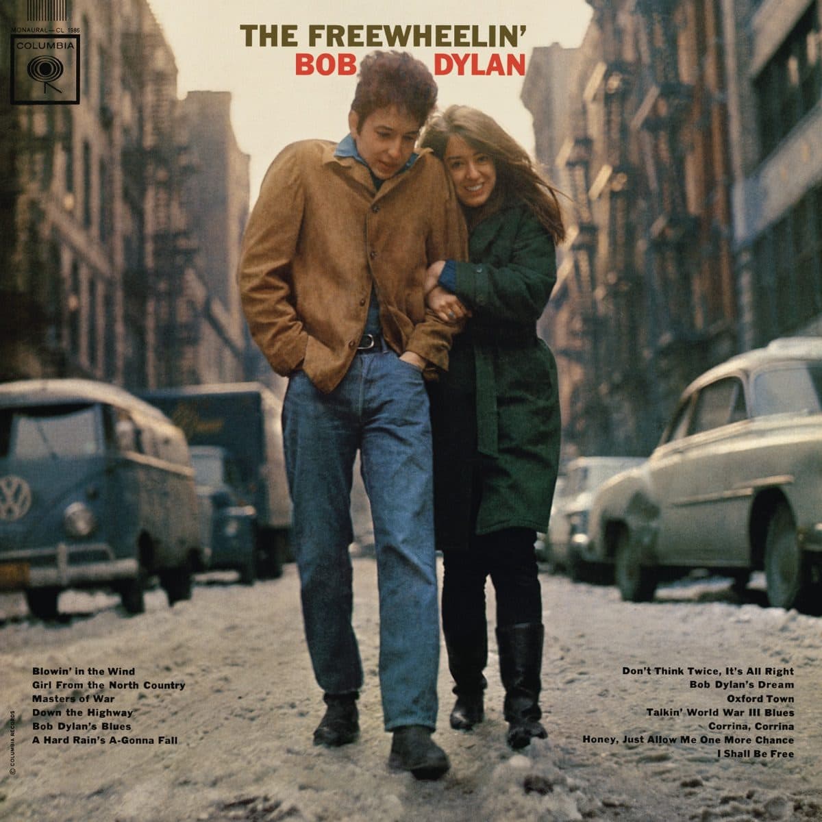 Pochette de The Freewheelin' Bob Dylan