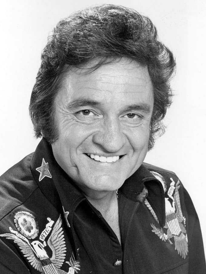 Johnny Cash en 1977