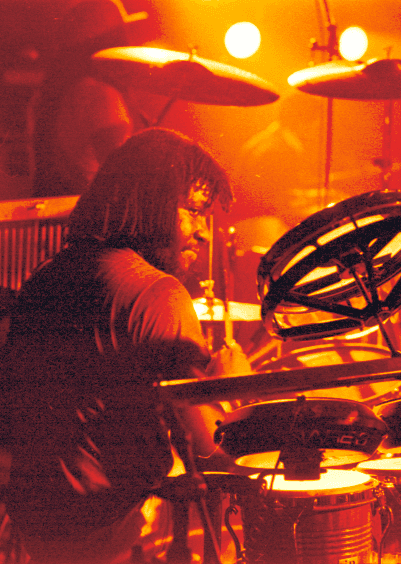 Sly Dunbar en tournée avec Peter Tosh, Cardiff, en 1979